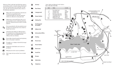 Bear-Creek-Lake-Map