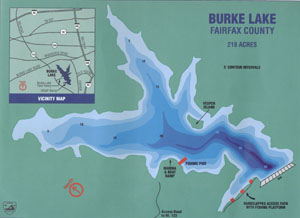 burke lake park map Lake Burke Virginia Dwr burke lake park map