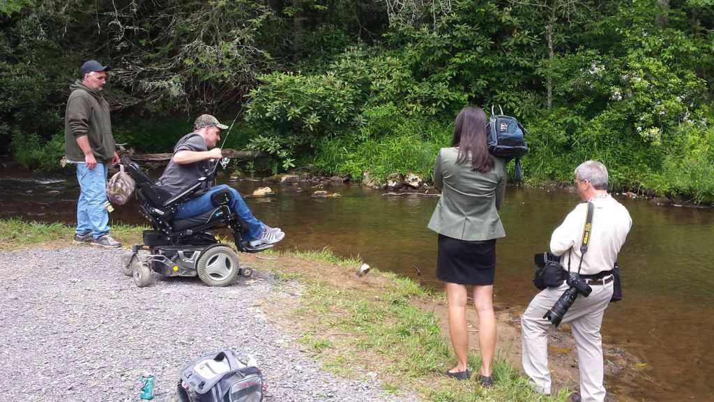 BarrierFree Fishing and Hunting Trails Constructed on Clinch Mountain