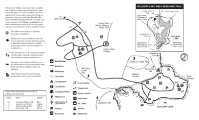 Holliday-Lake-Map