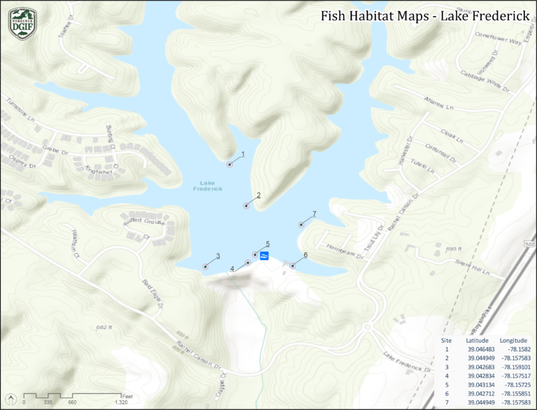 Lake Frederick Virginia DWR