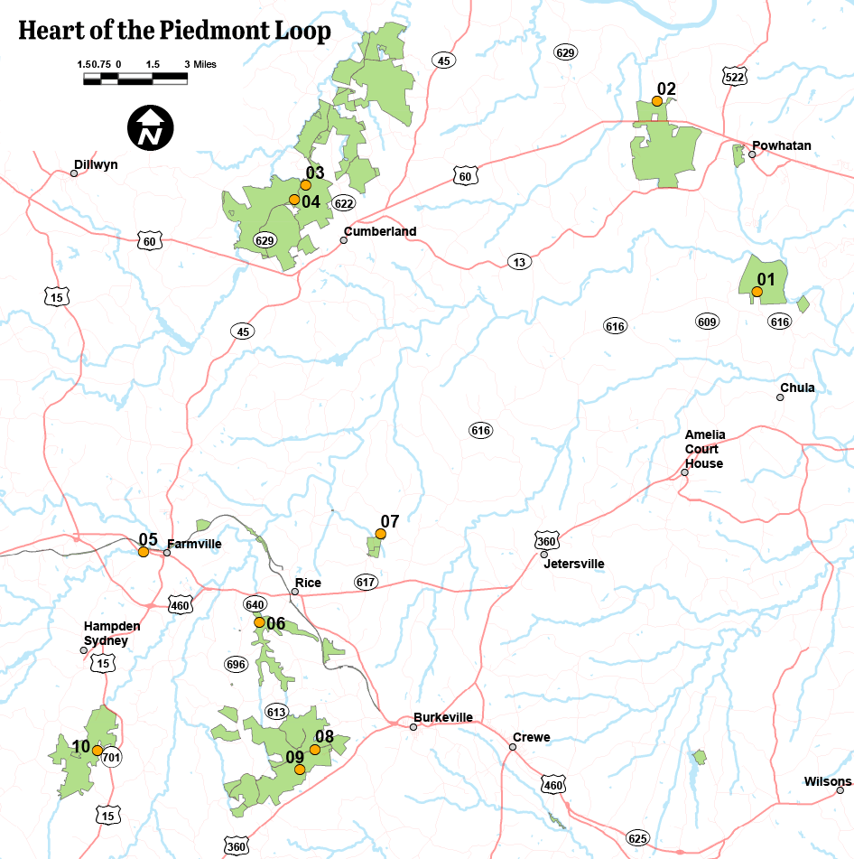 Click to open image of Heart of piedmont loop map in new tab