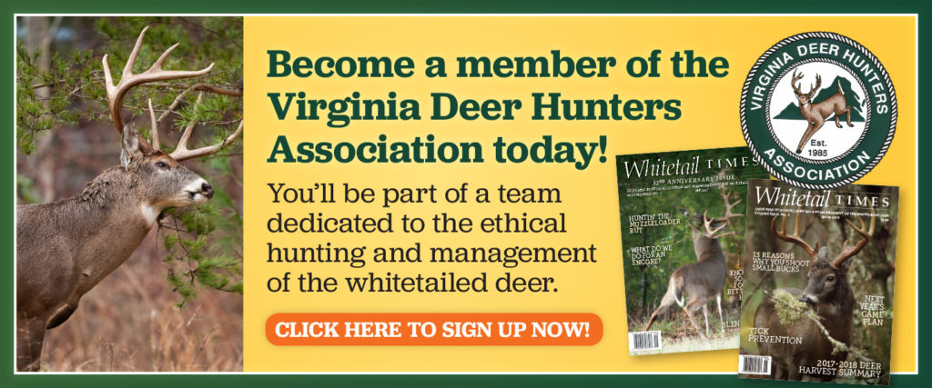 Click to open sign up for the Virginia Deer Hunters Association