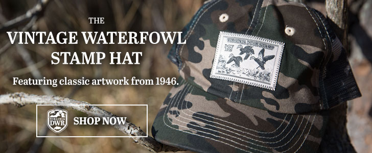 Shop now for our vintage waterfowl stamp hat!
