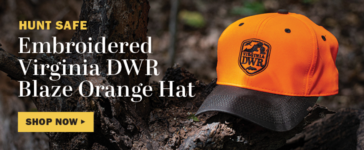Hunt Safe: Embroidered Virginia DWR Blaze Orange Hat. Shop Now.
