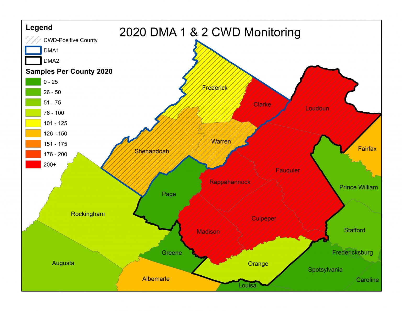 Tracking Chronic Wasting Disease in Virginia Virginia DWR