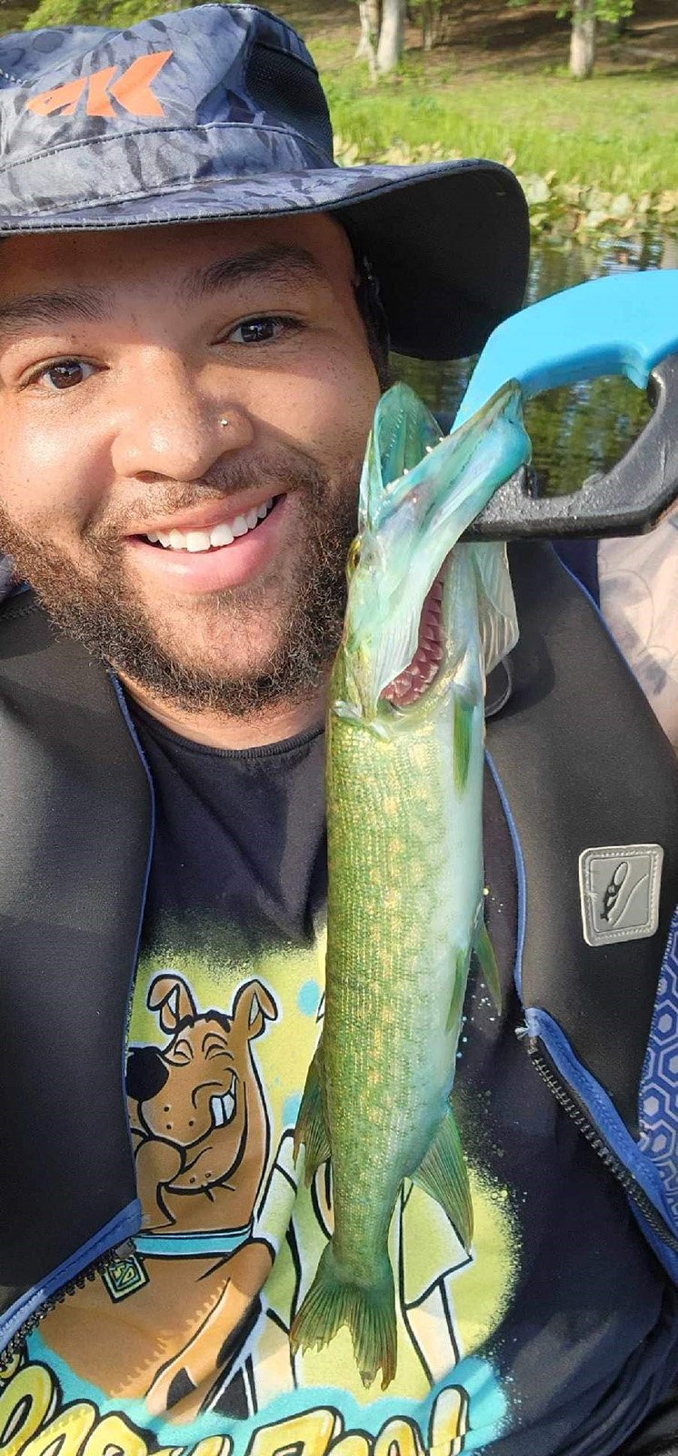 John Byrd and his blue-mouth pickerel