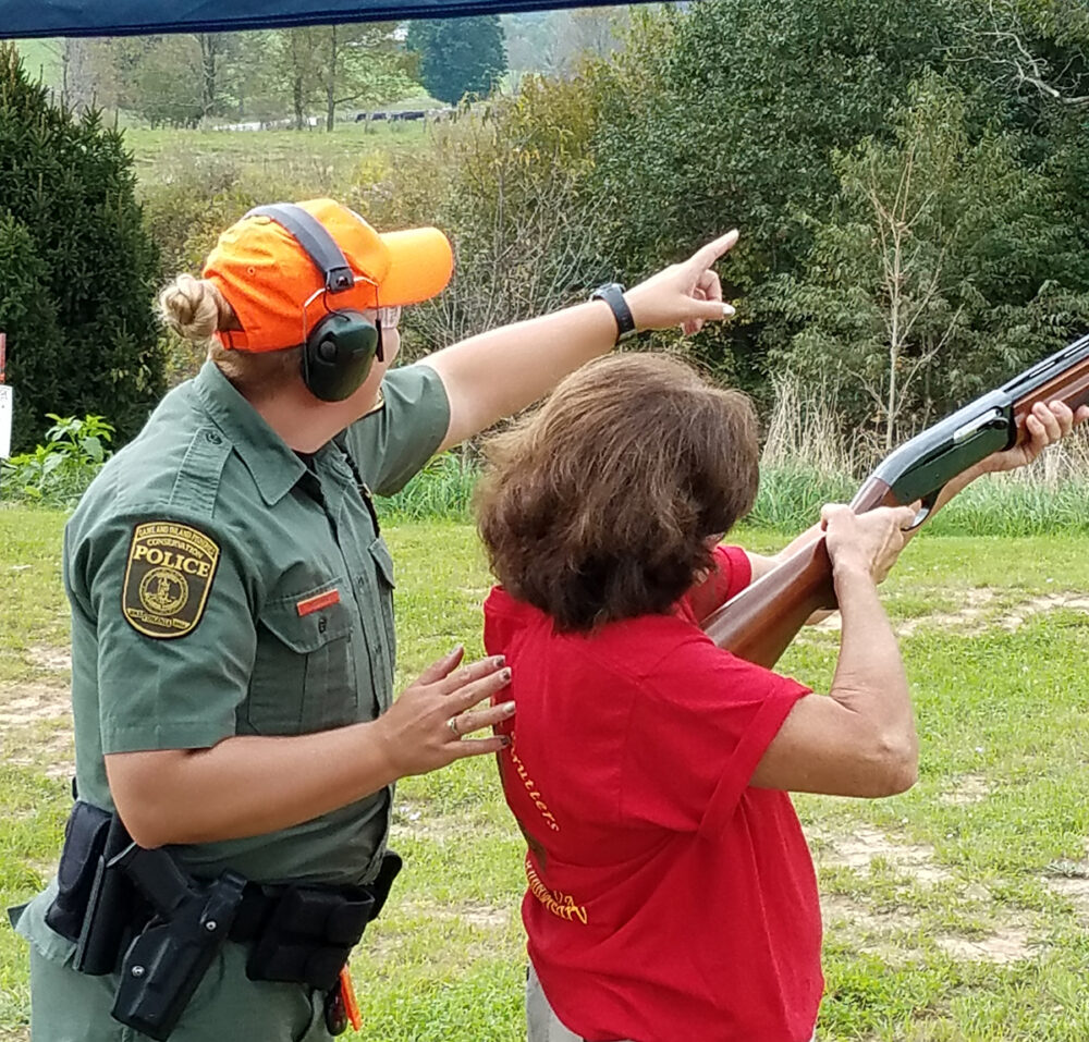 Senior CPO Beth McGuire enjoys teaching about safety in the outdoors.
