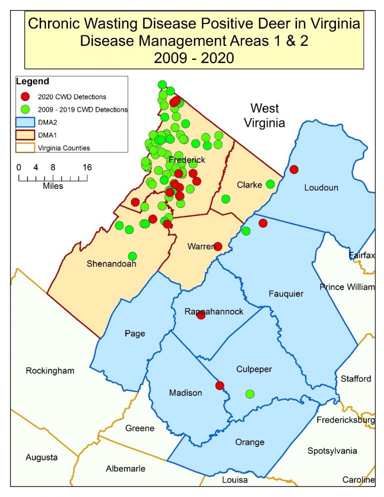 Tracking Chronic Wasting Disease in Virginia Virginia DWR