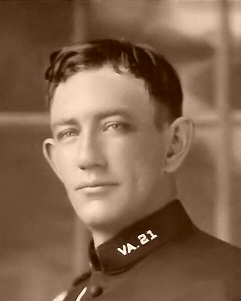 A portrait of fallen officer John Cox