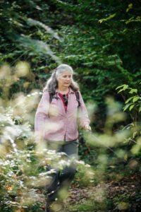 JoAnn Dalley hiking in the Shenandoah National Park