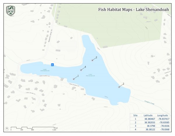 Round Valley Reservoir Fishing Map – Longitude Maps