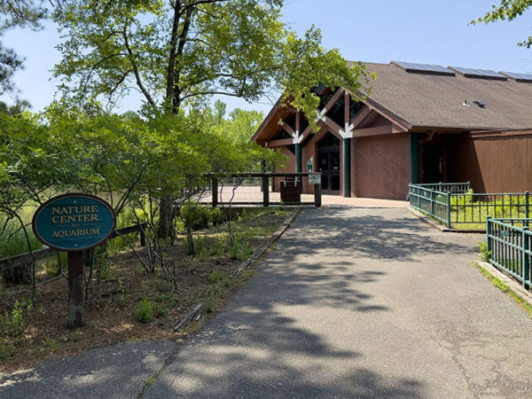 Check the park website for the nature center's hours.