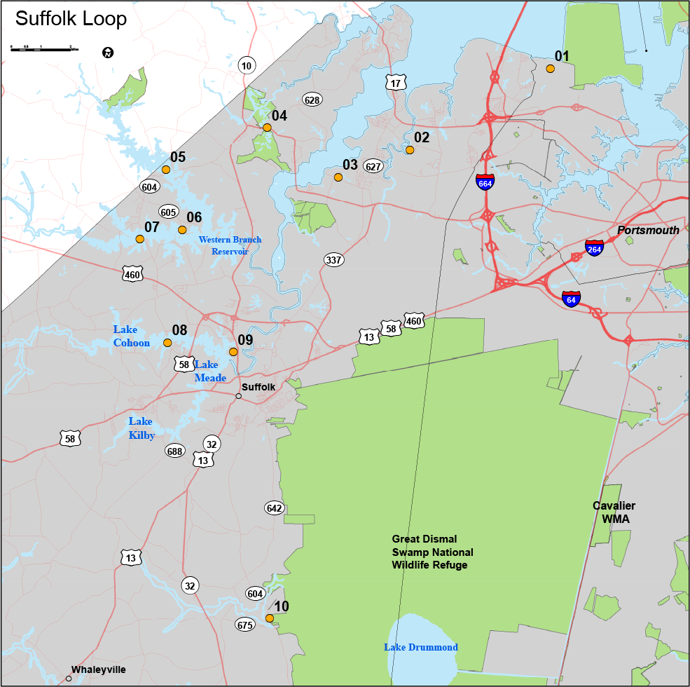 Click to open image of Suffolk loop map in new tab