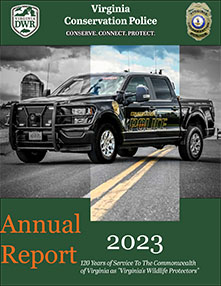 Cover image of the Virginia Conservation Police Annual Report