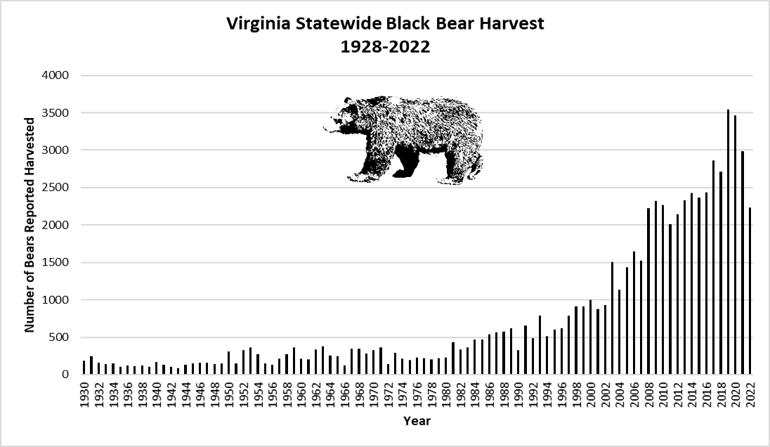 Virginia 20222023 Black Bear Harvest Virginia DWR