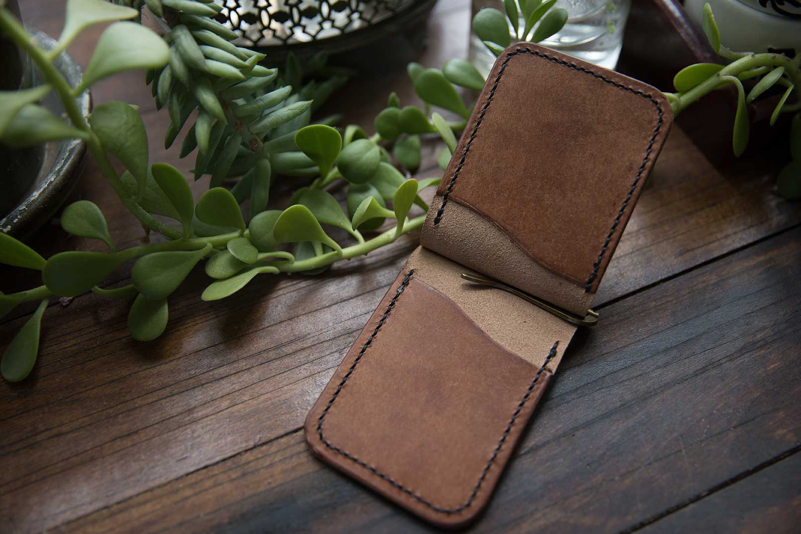 Money Clipper Wallet - Ozark Mountain Leather Works