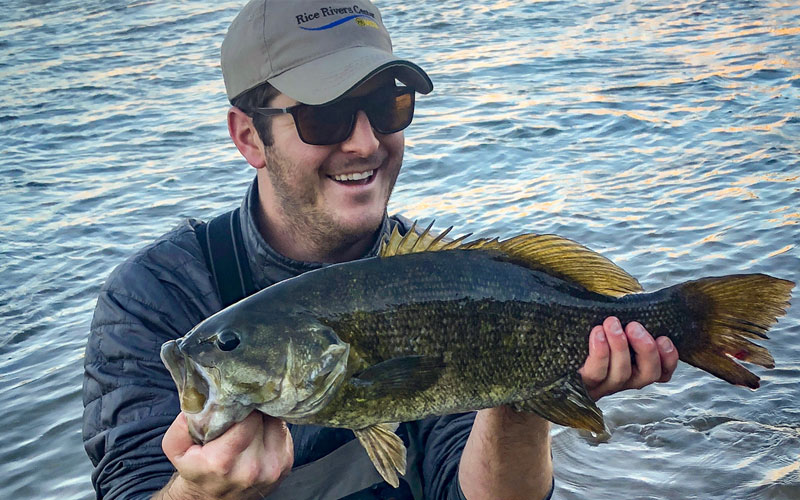 How to catch BIG smallmouth bass in the fall! Fishing the