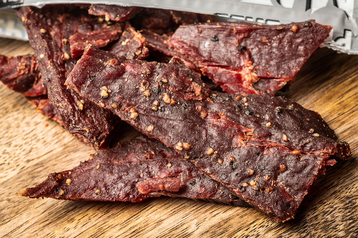 Cracked Pepper ’N Garlic Venison Jerky Virginia DWR